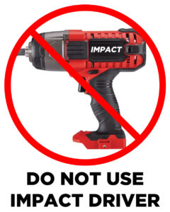 No impact wrench